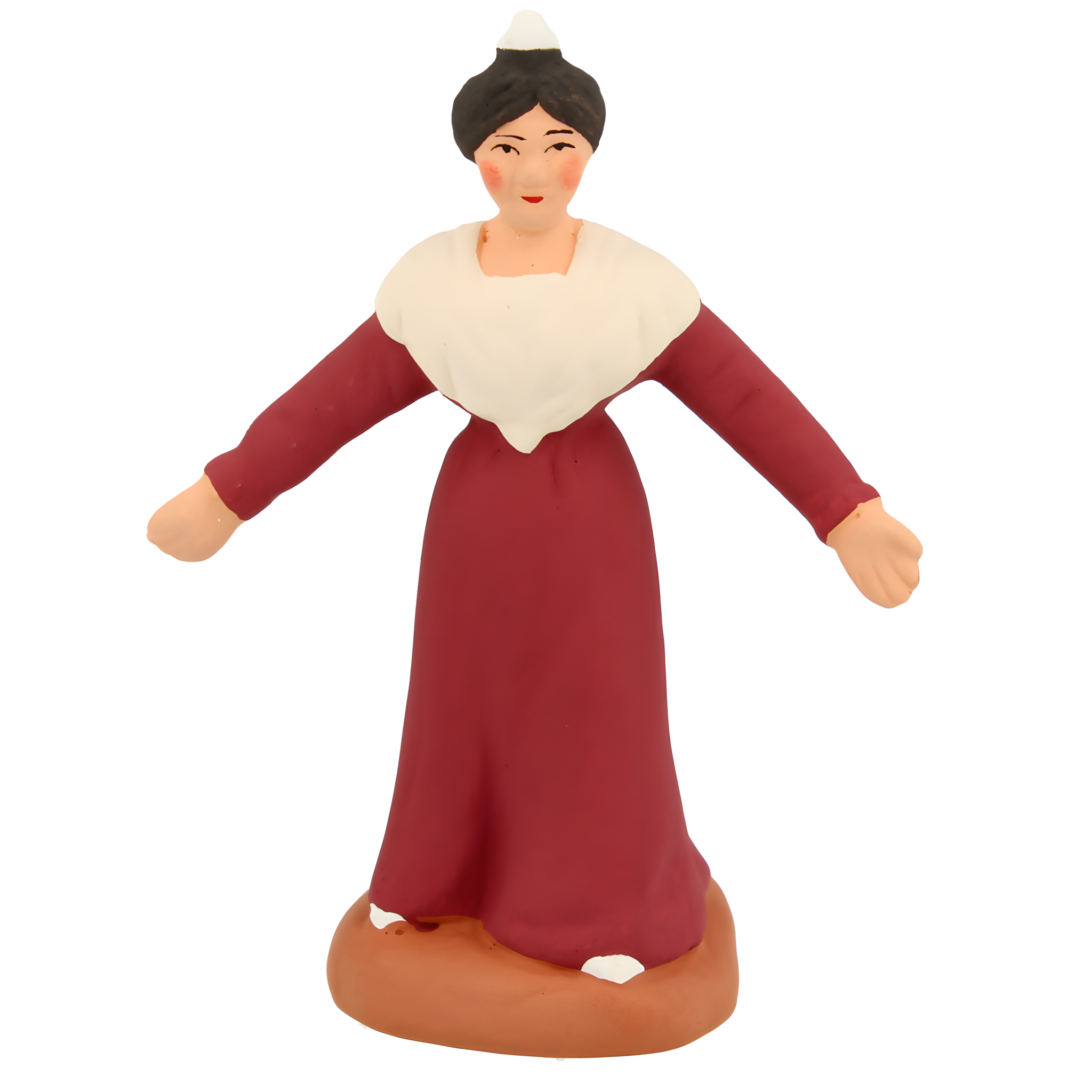 Pastel - Arlésienne Farandole bordeaux N° 2