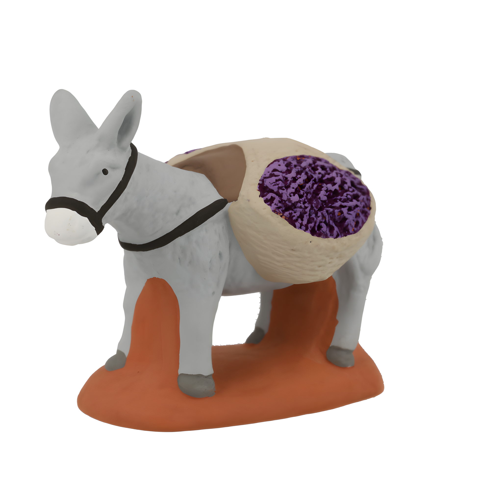 Pastel - Ane chargé de lavande N°2