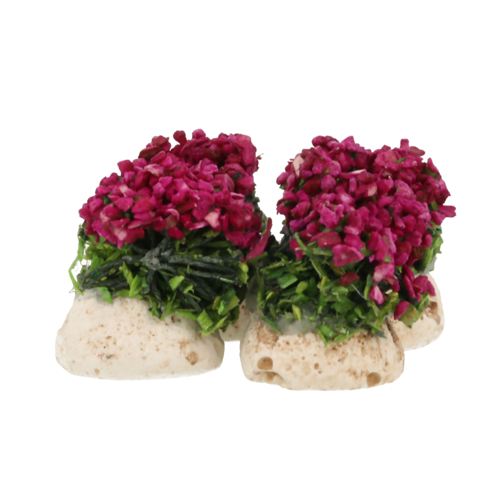 Boule de Fleurs lilas puce (lot de 4)