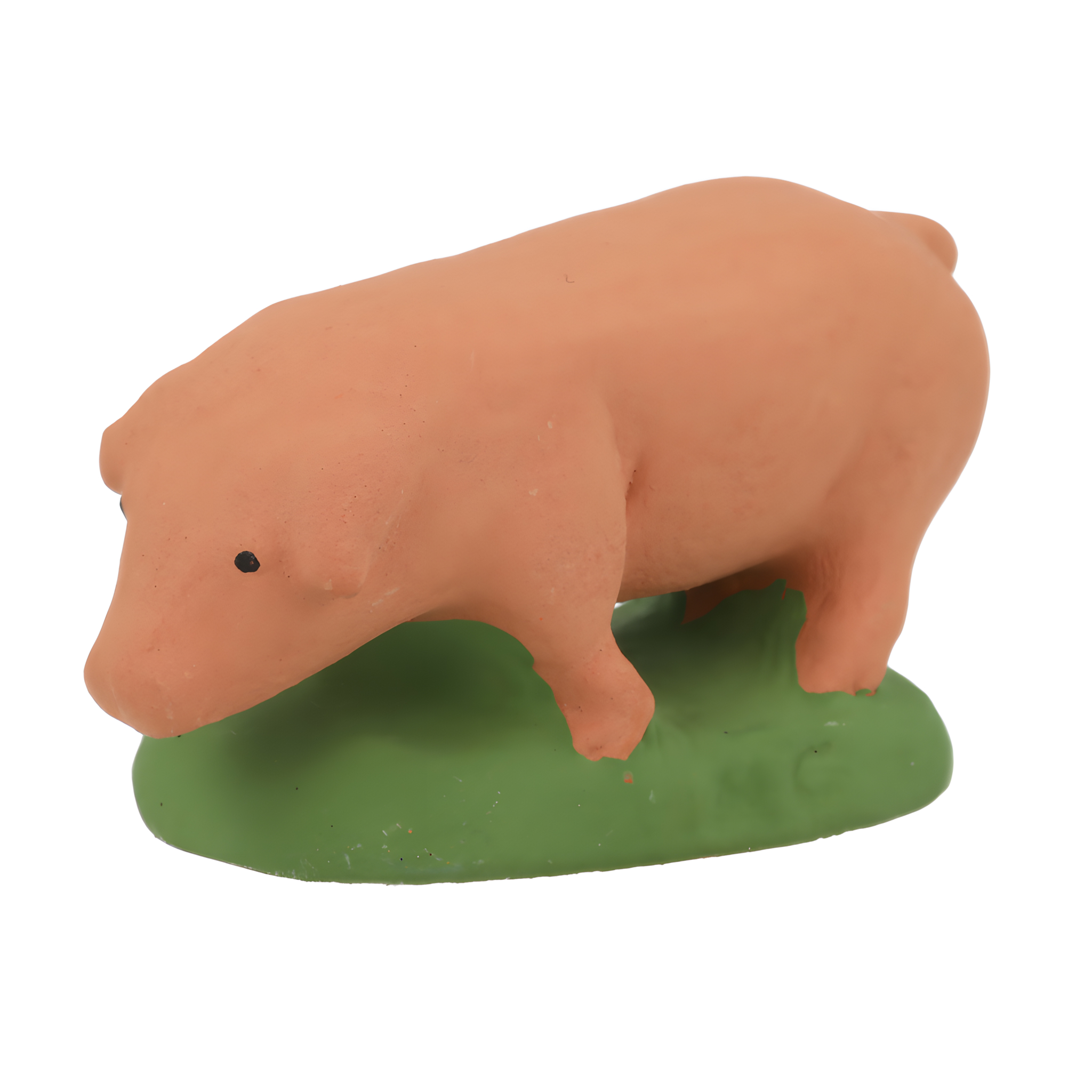 Santon de Provence Cochon Truffier Rose