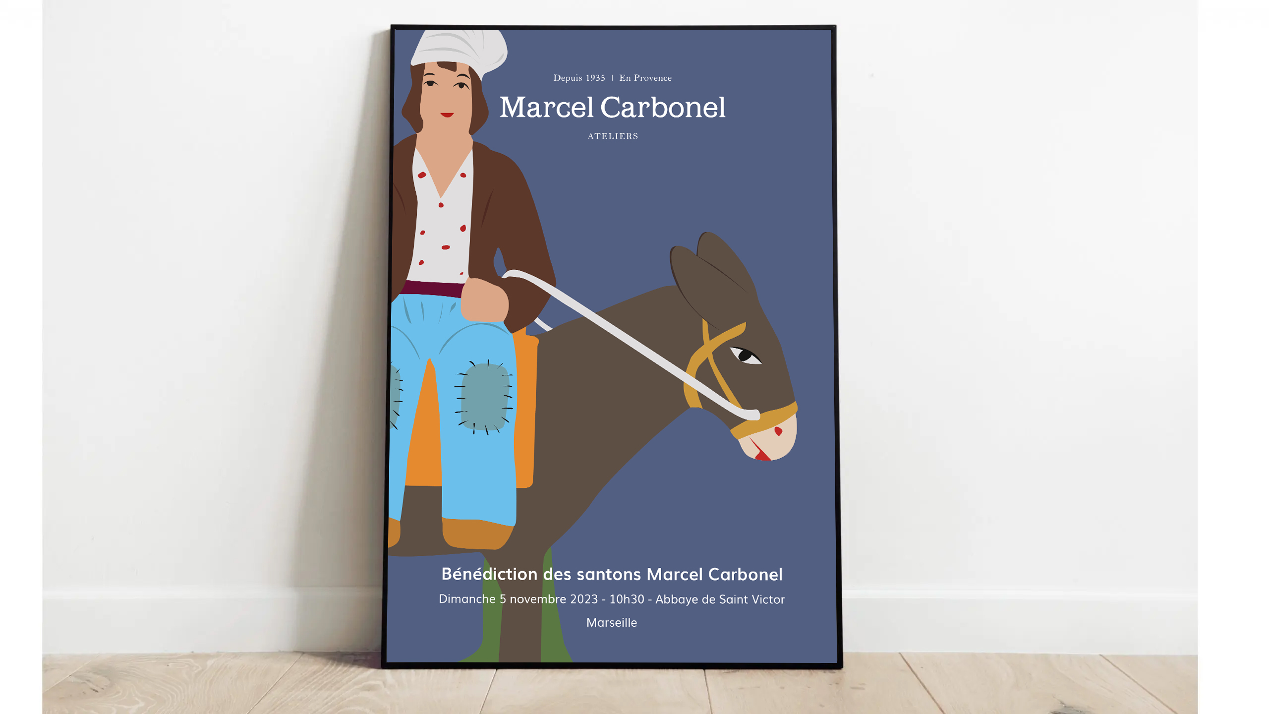 Affiche Bénédiction annuelle des santons - Edition 2023