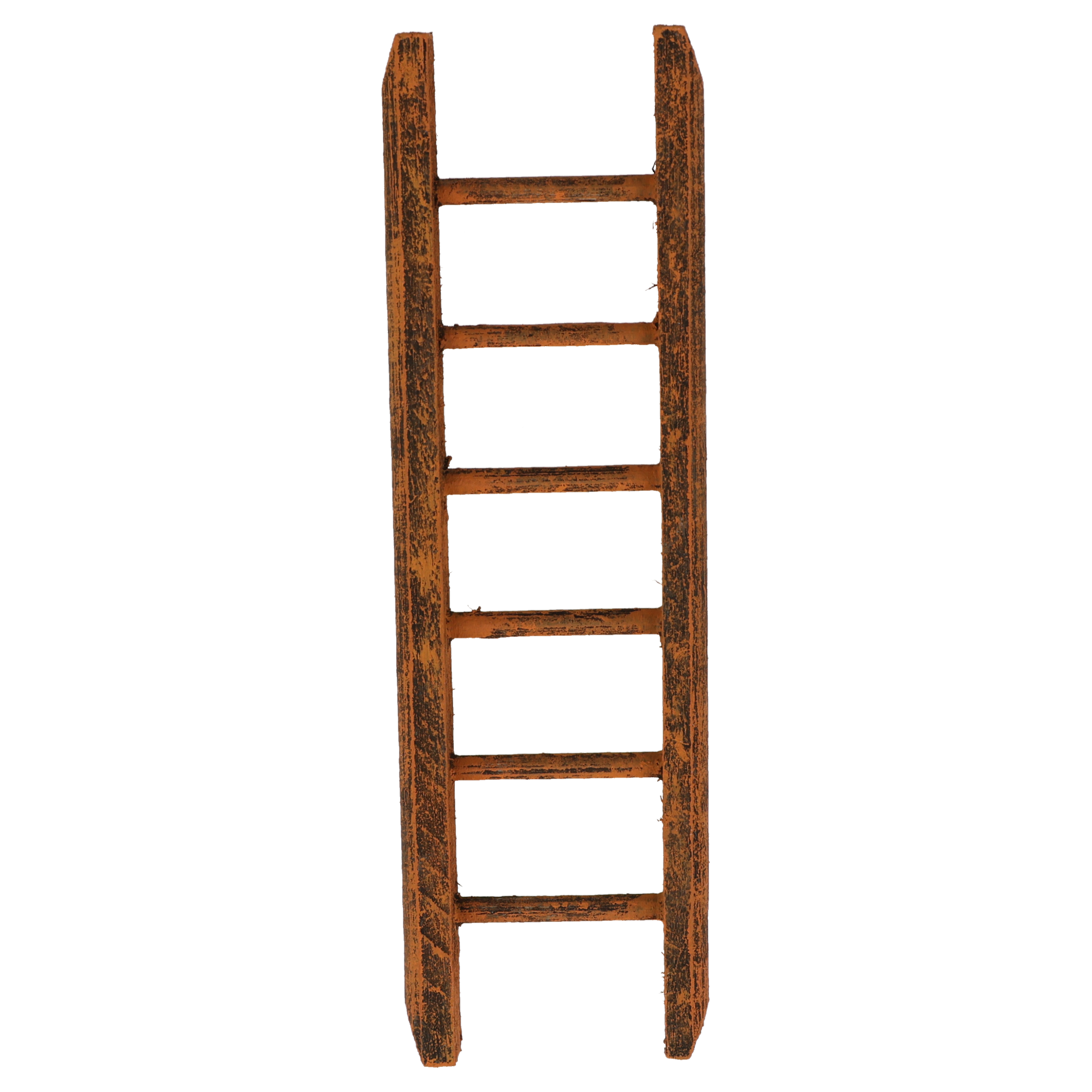 Echelle en bois ocre