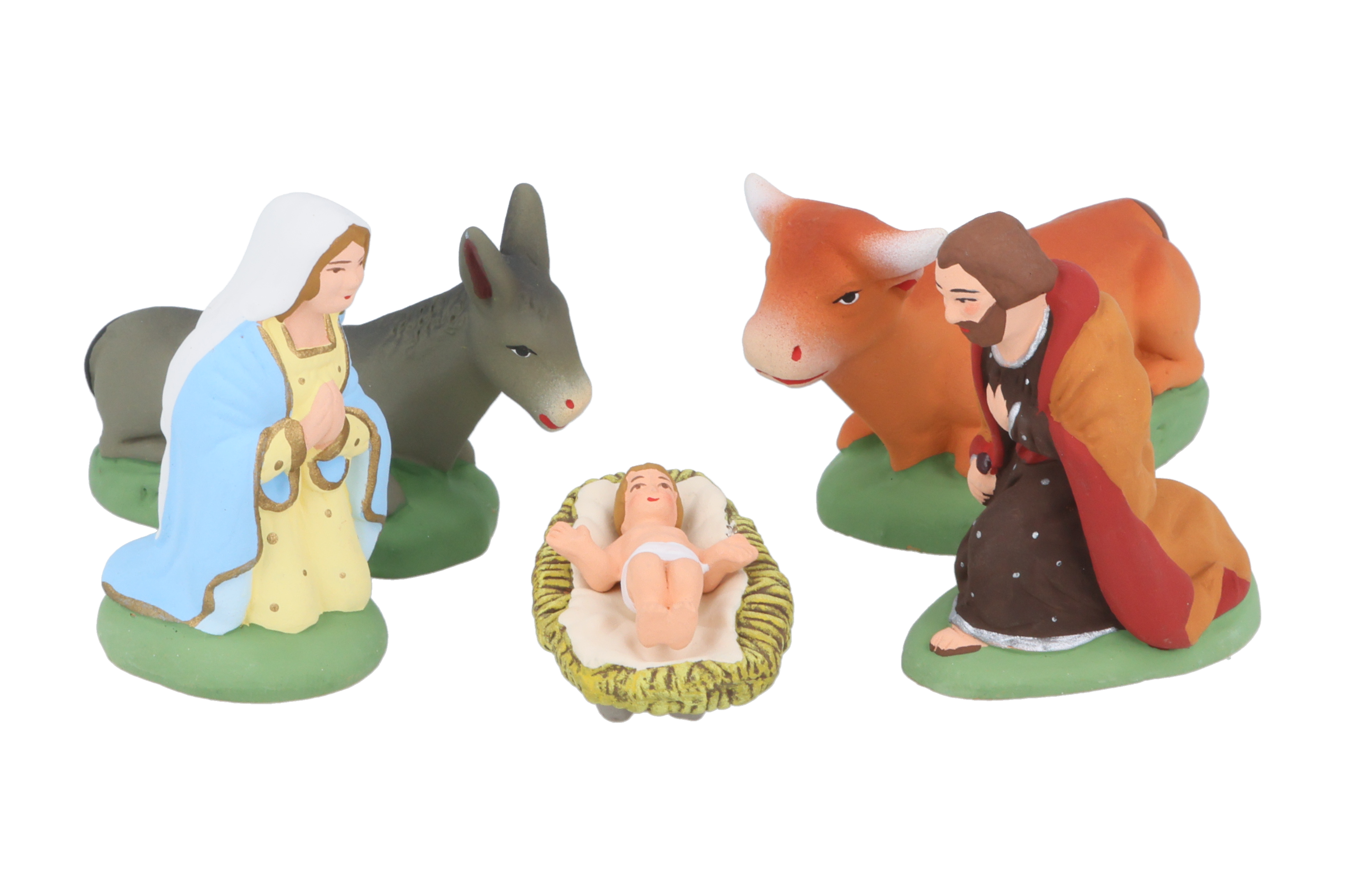 Coffret Nativité avec Jésus et Berceau séparés N°2