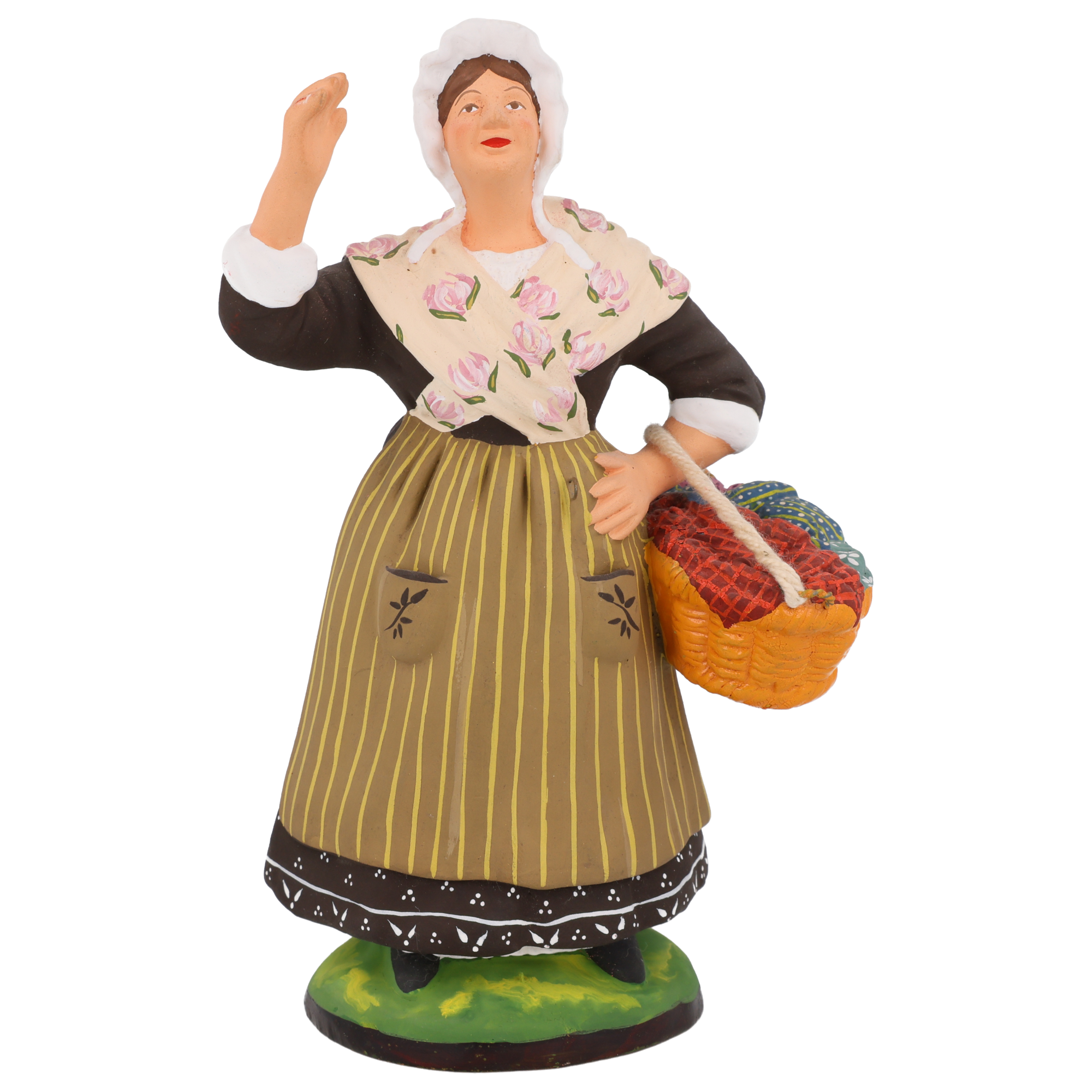 La Paysanne au panier de fruits – Sujet unique