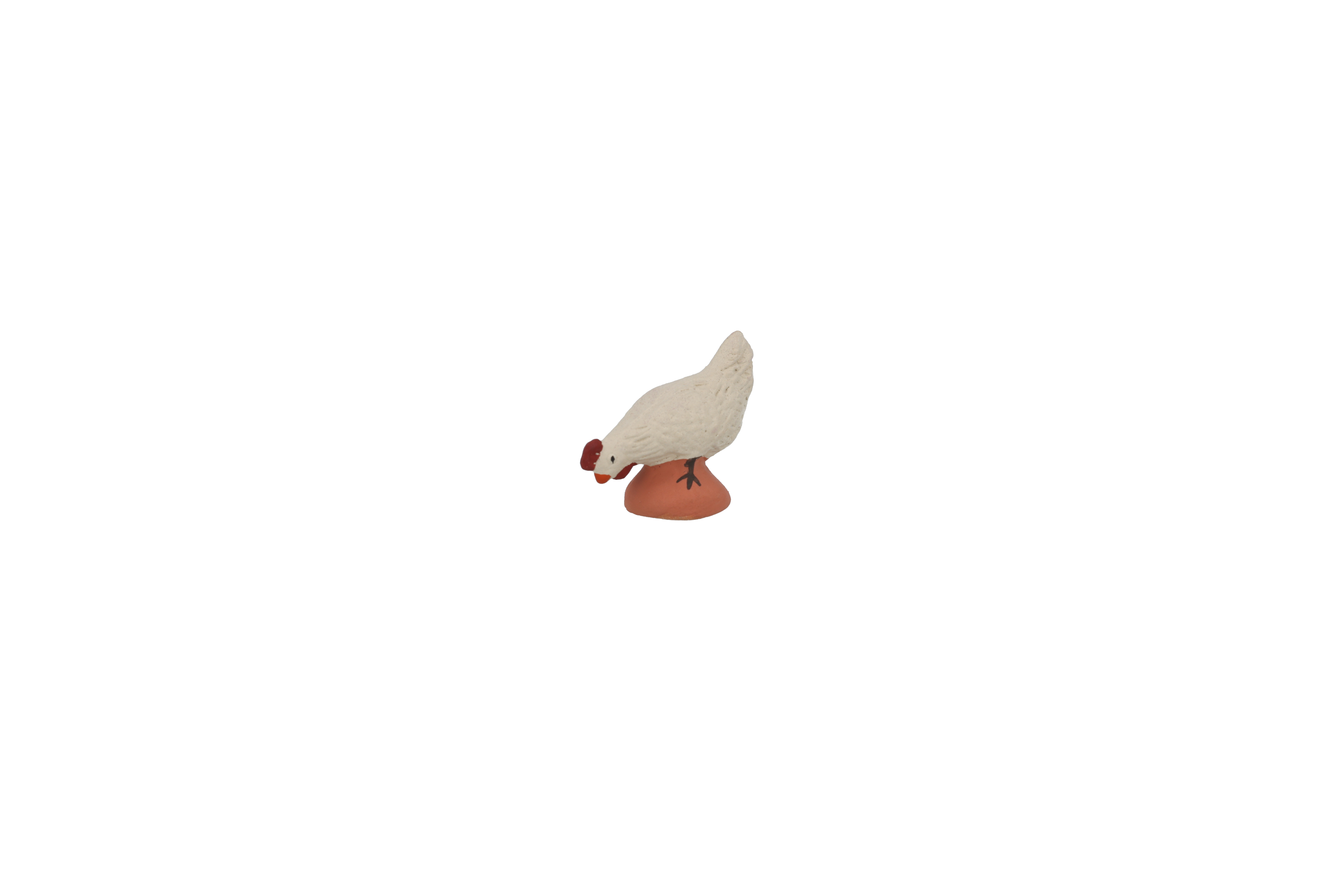 Pastel - Poule picorante N° 2