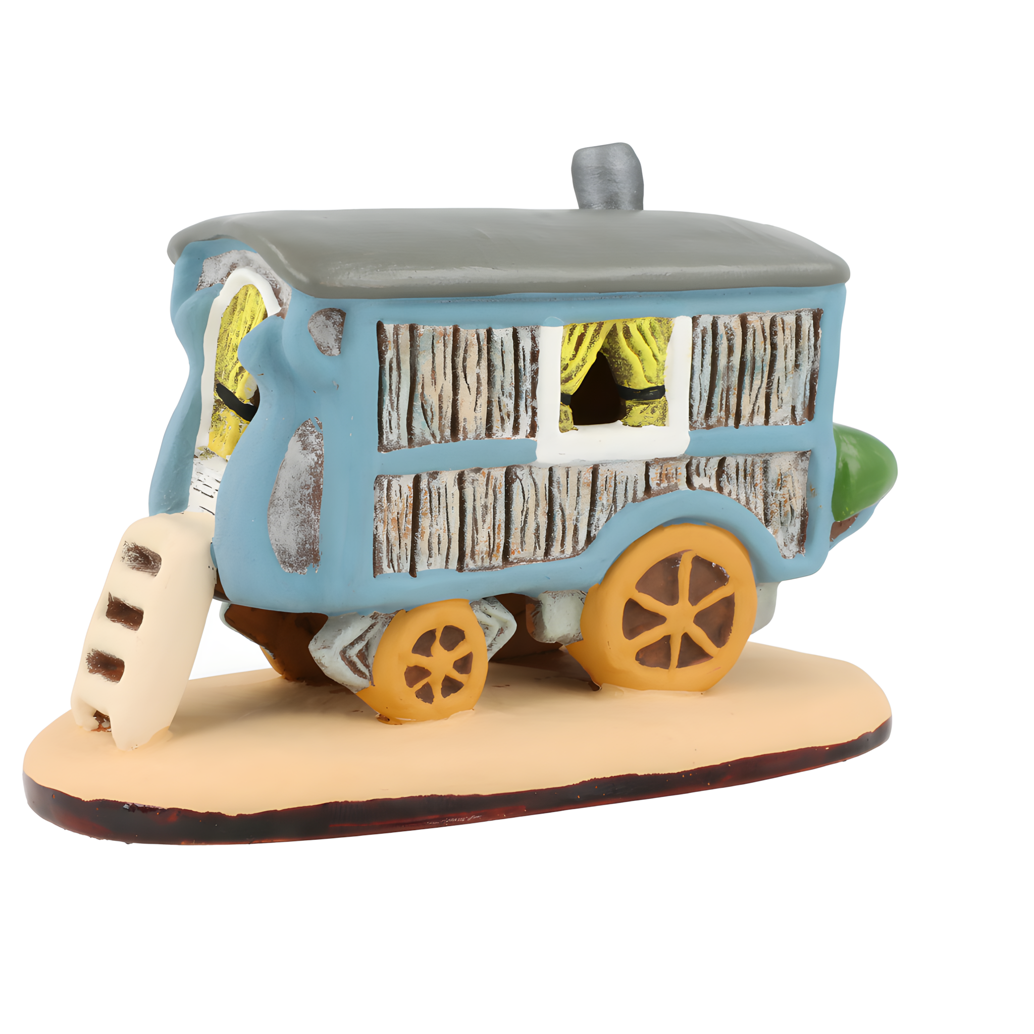 Roulotte seule bleue N° 1