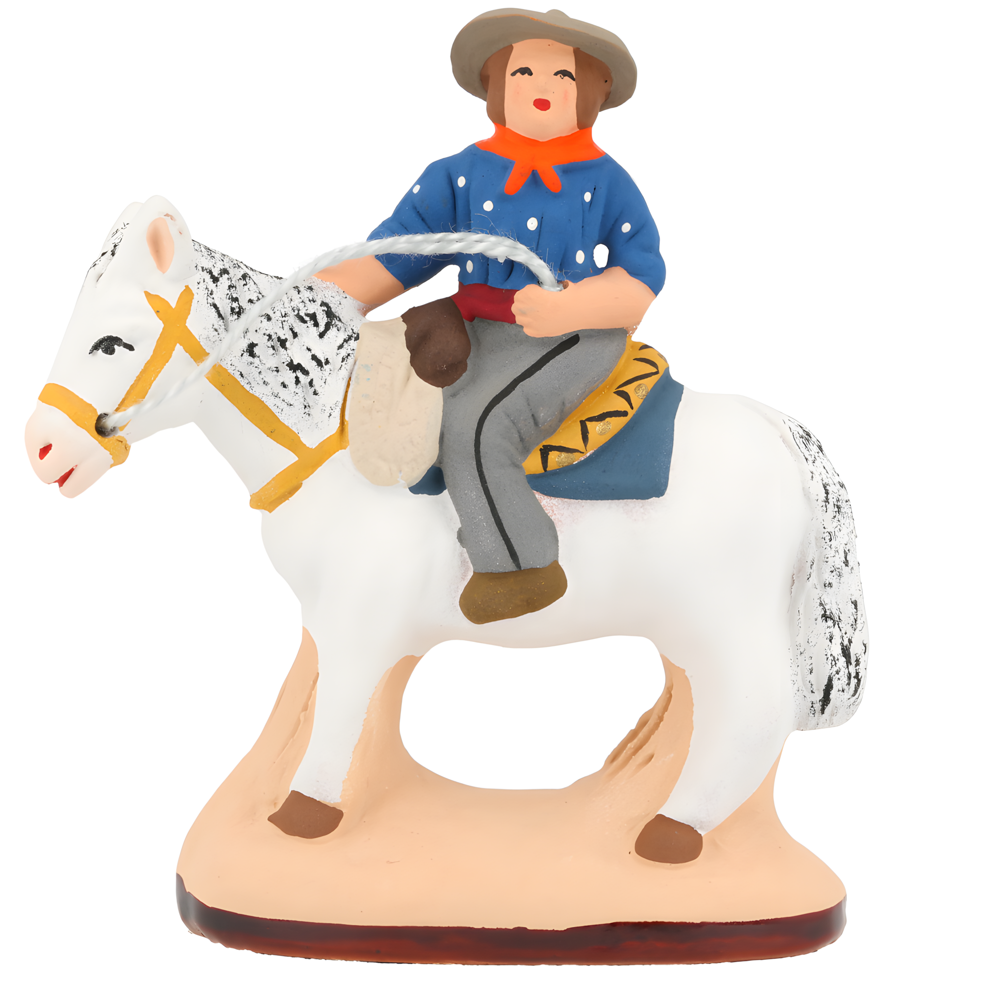 Gardian bleu à cheval N° 1