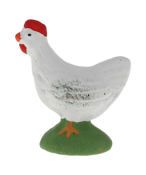 Santon de Provence Poule blanche N° 2