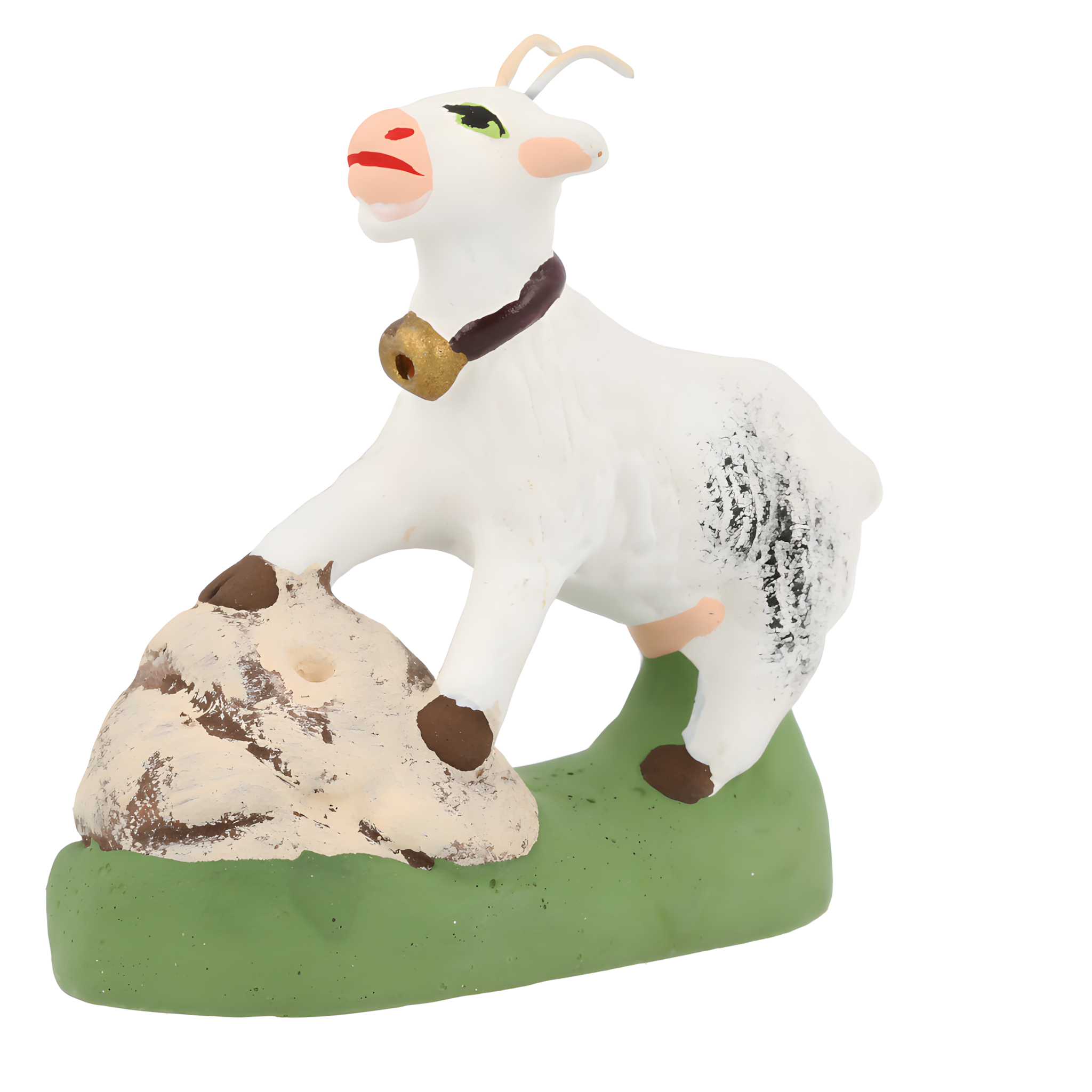 Chèvre blanche qui broute N° 2