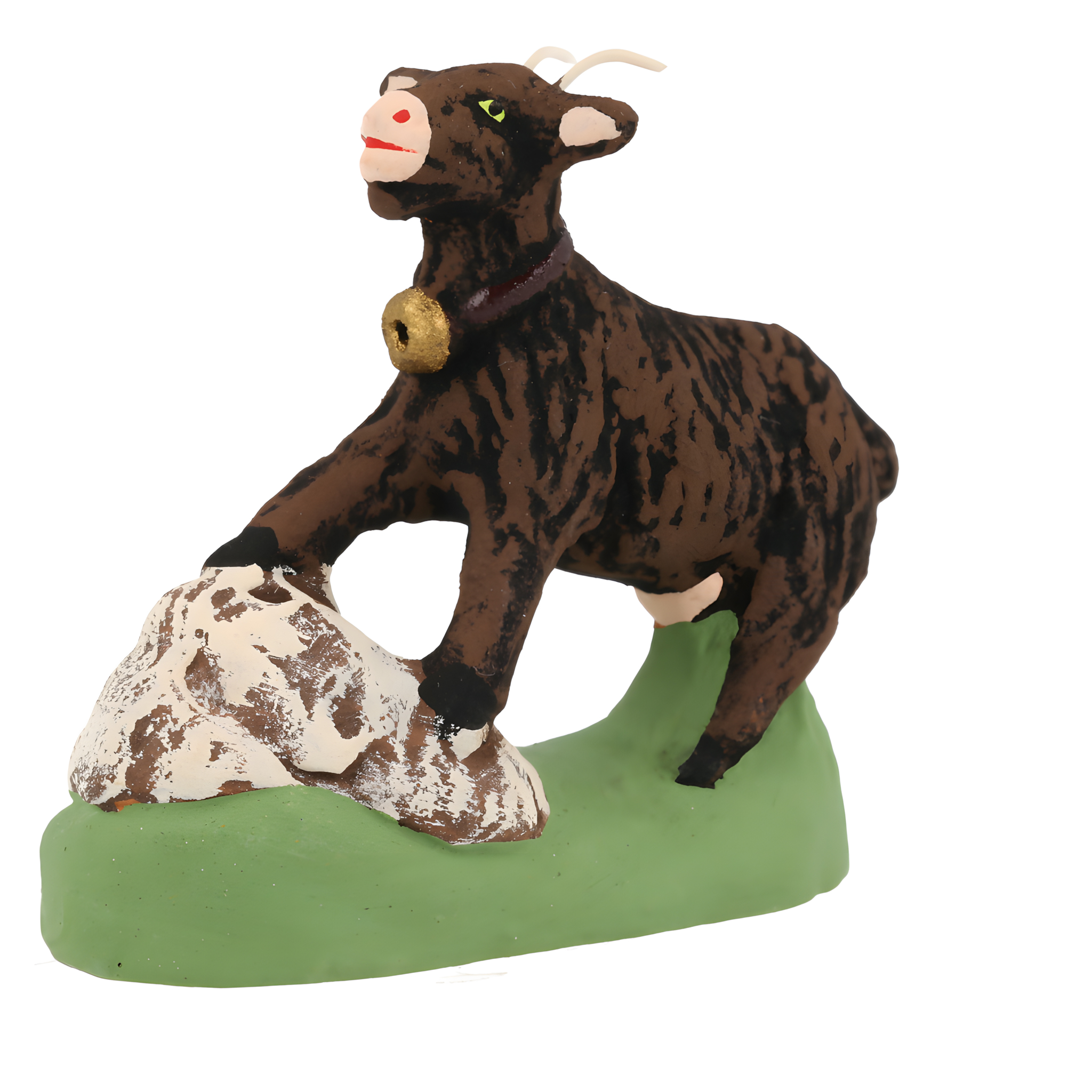 Chèvre marron qui broute N° 2