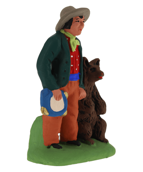 Santon de Provence Gitan à l'ours N° 2