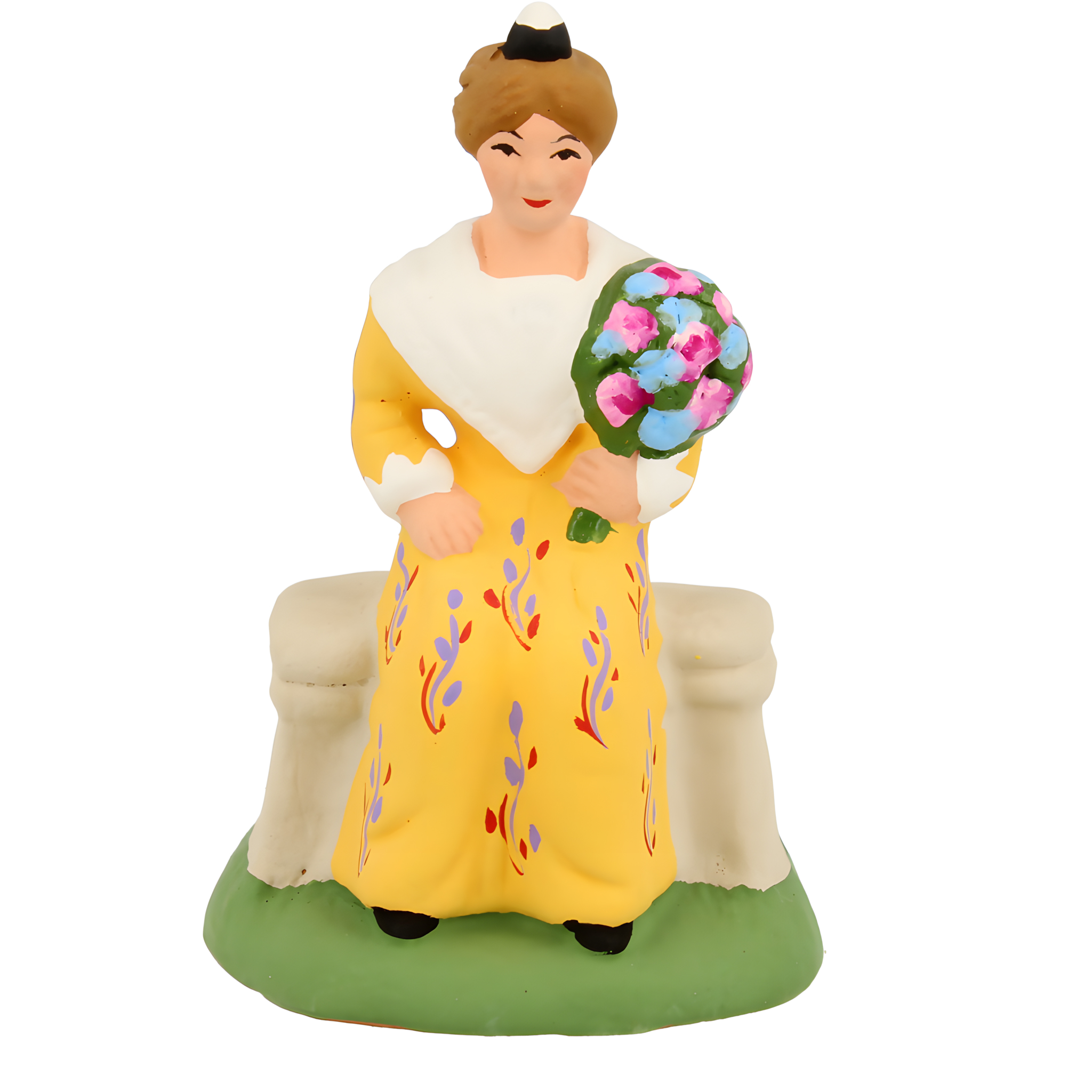 Arlésienne assise jaune N° 2 