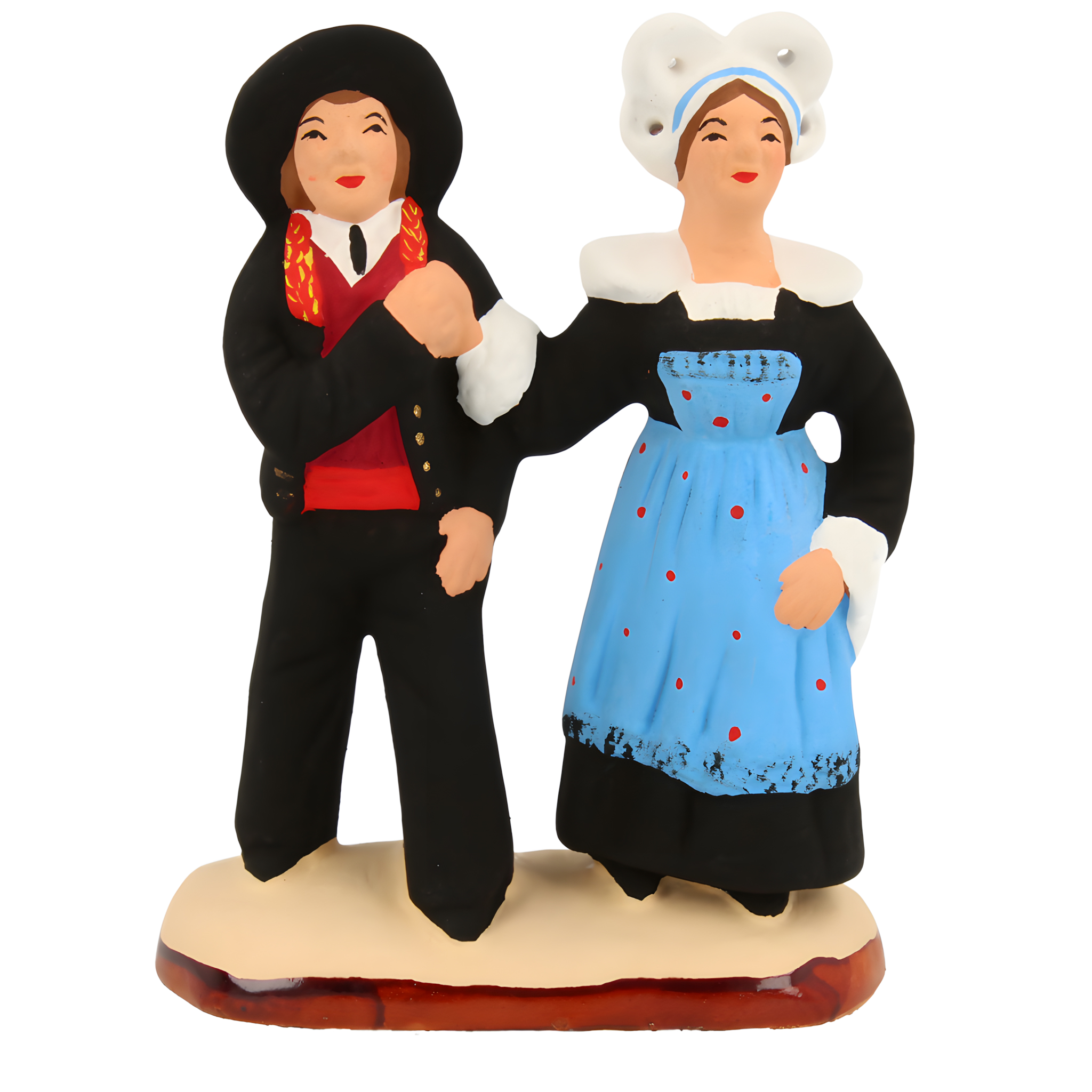 Couple bretons bleu n° 2