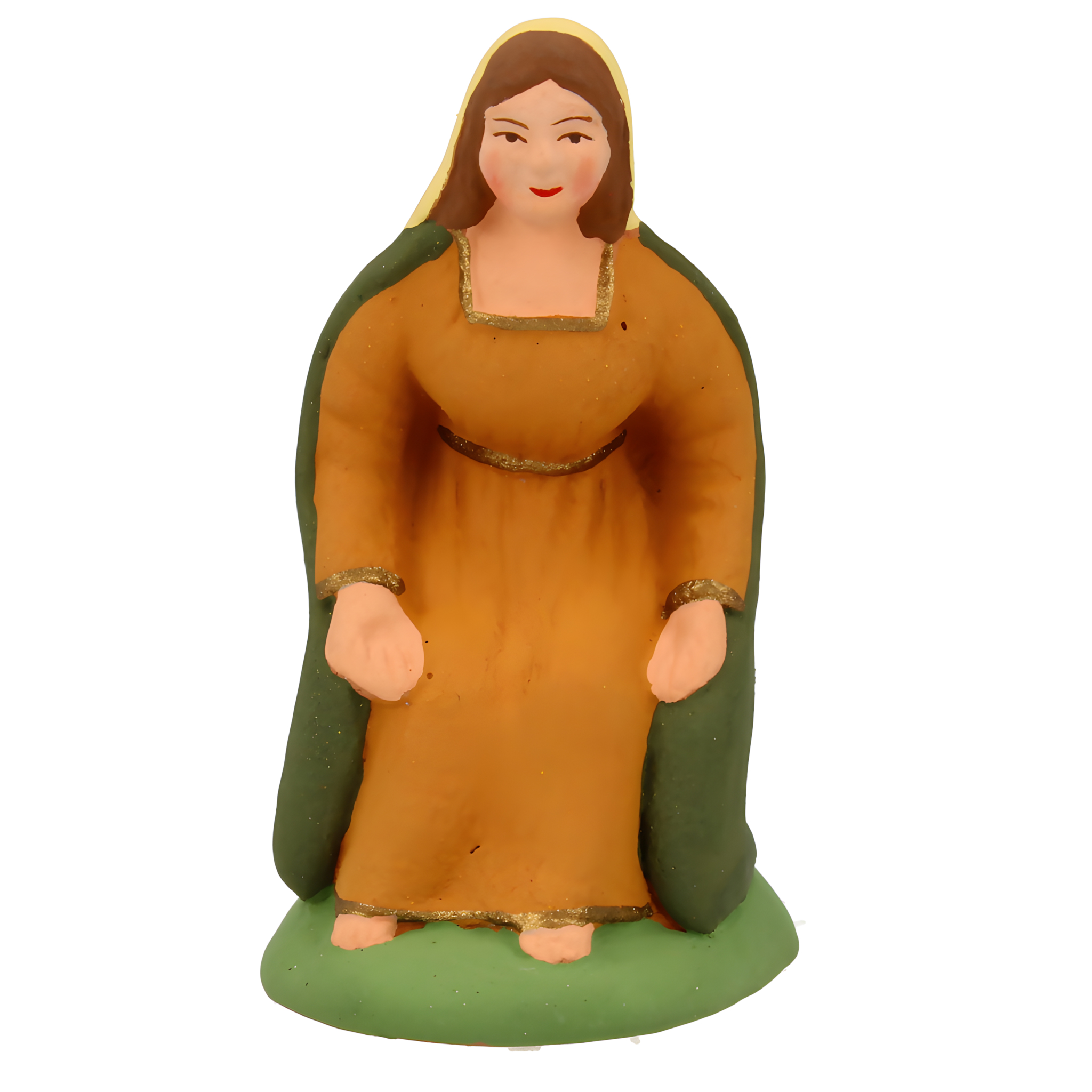 Vierge Marie assise ocre N° 2