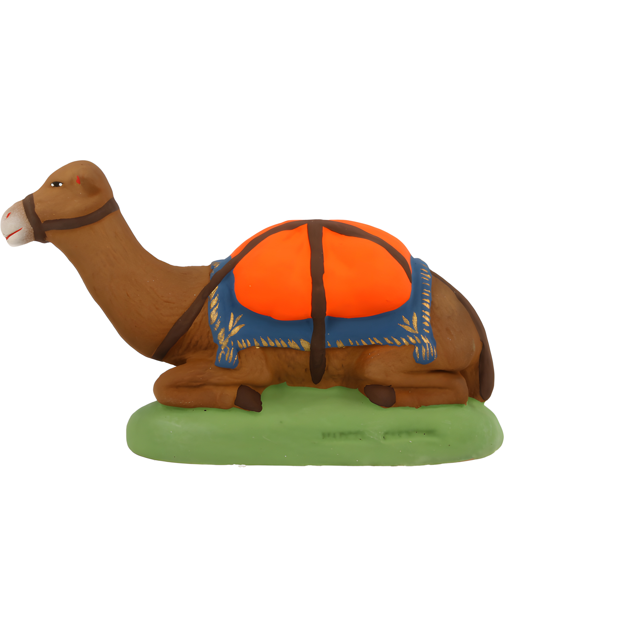 Chameau couché bleu N° 2