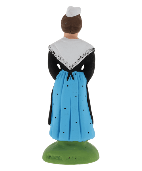 Santon de Provence Mireille à la cruche bleue N° 2
