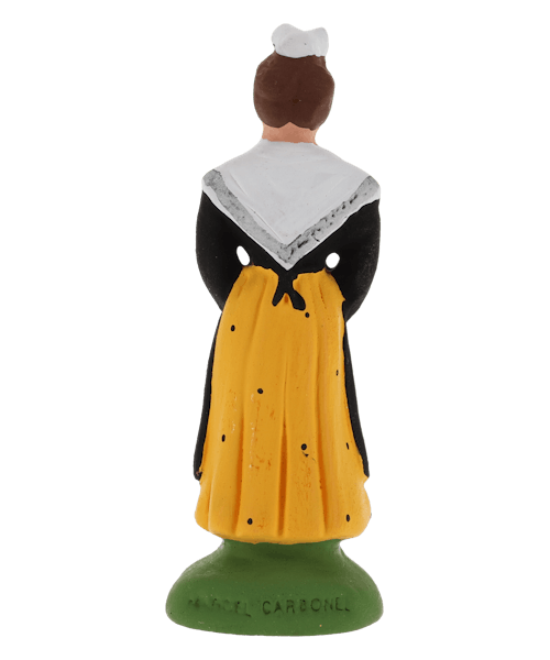 Santon de Provence Mireille à la cruche jaune N° 2