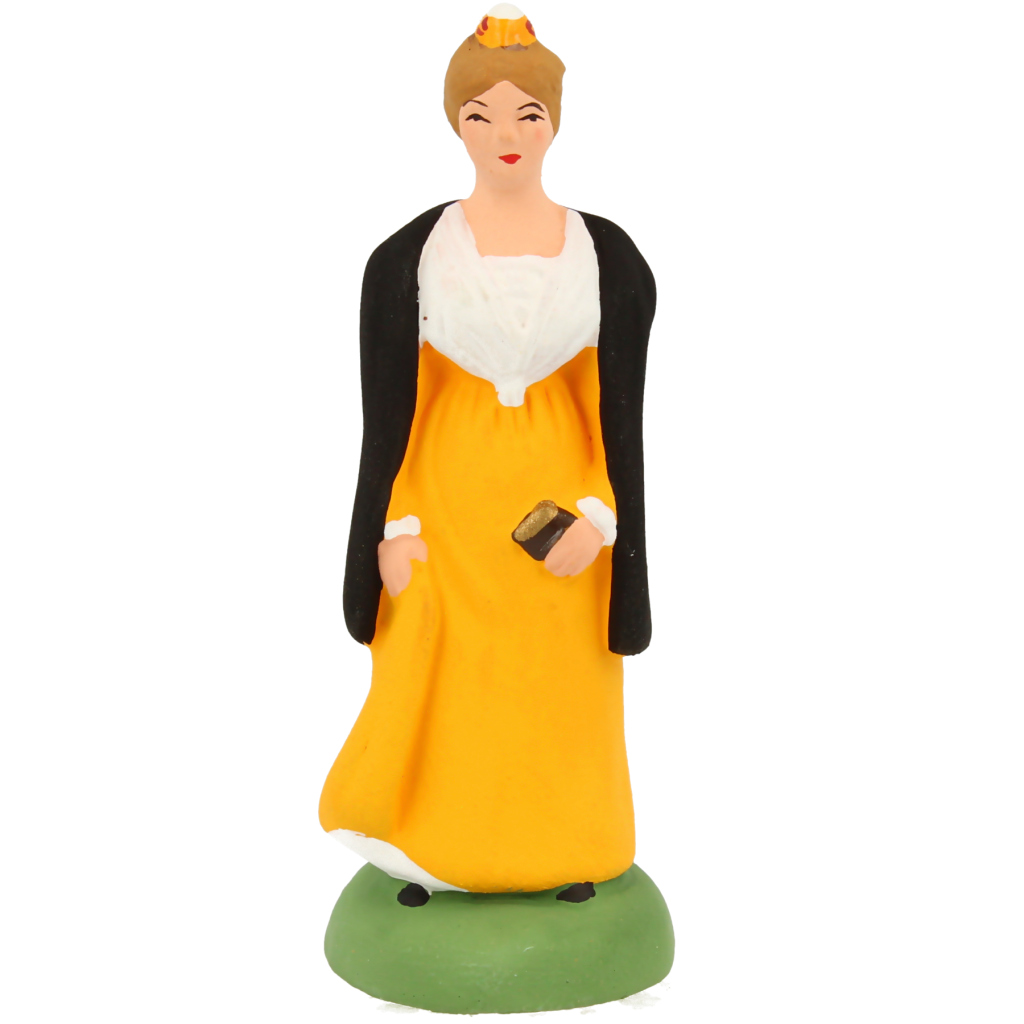 Arlésienne à la cape jaune N° 2