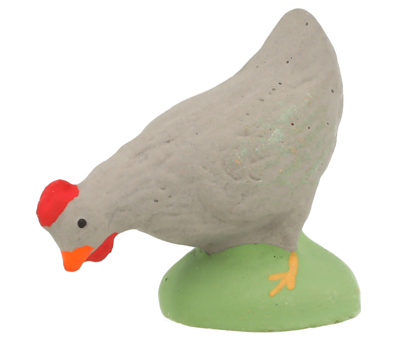 Poule picorante grise N° 3